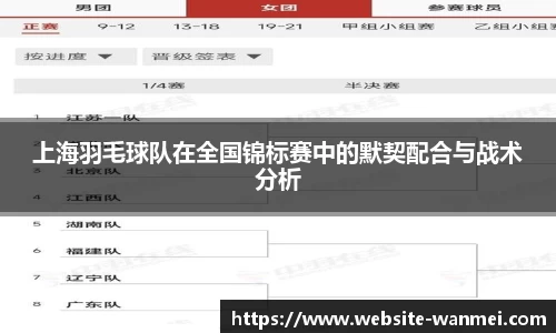 上海羽毛球队在全国锦标赛中的默契配合与战术分析